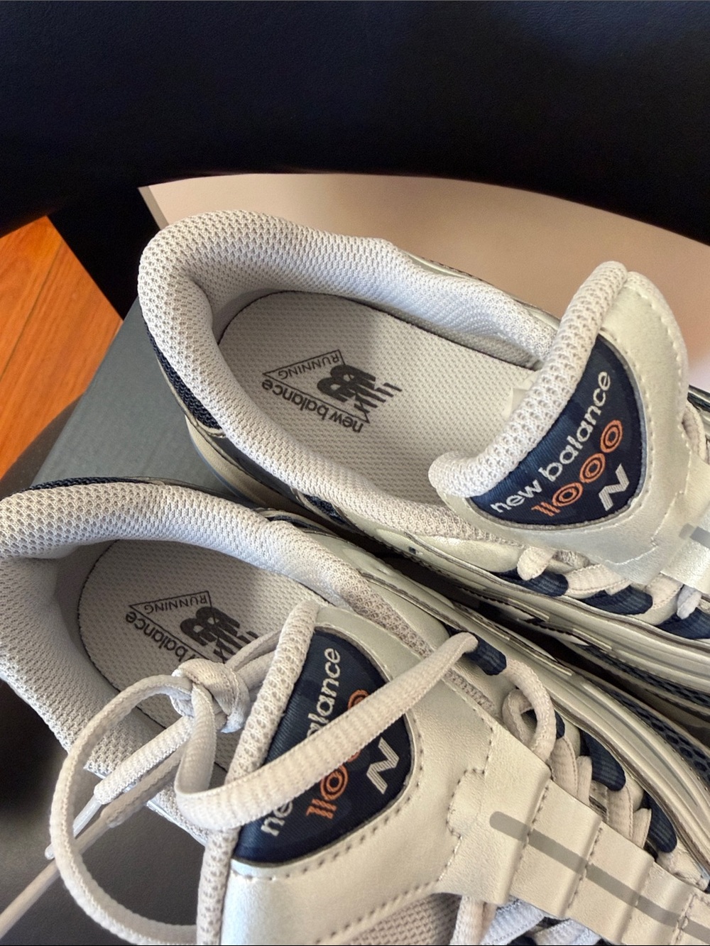 New Balance 1000 Sneakers in Blue and White - Picture 4 of 6
